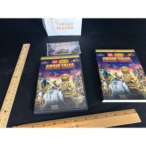 LEGO Star Wars Droid Tales DVD Movie‎ Plus Luke Skywalker Minifigure